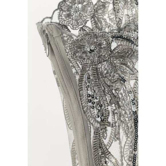 ZARA LIMITED EDITION SEQUINNED MESH MINI DRESS - Picture 7 of 7